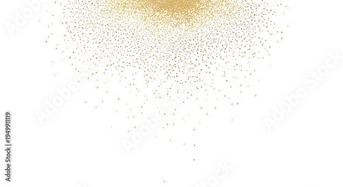 Golden particles burst outward in a dynamic explosion of light 