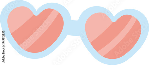heart sunglasses icon