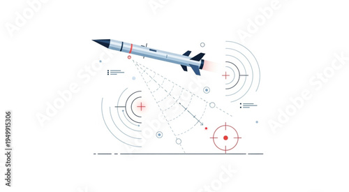 Precision Strike - Missile Targeting System with Advanced Technology.