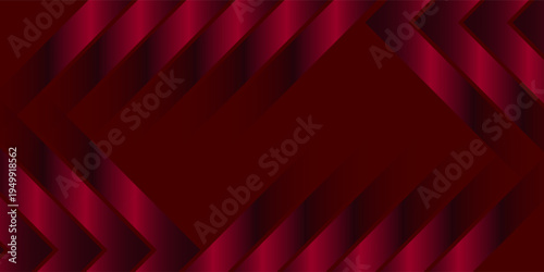 Dynamic burgundy arrow shape background with smooth transition and luxury aesthetic. vector illustration eps10