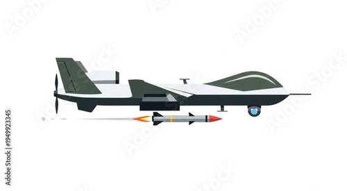Drone Launching Missile - Modern Warfare and Technological Advancement.