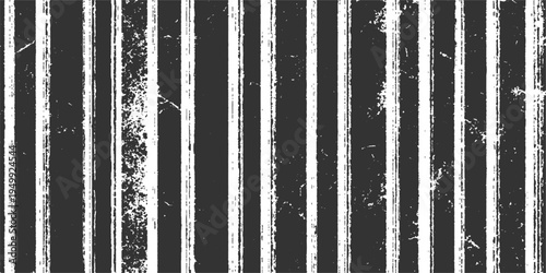 A stark, grayscale abstract image of vertical lines. A textured, high-contrast composition perfect for conveying a sense of confinement or structure.