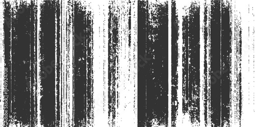 Abstract vertical stripes texture with a grunge effect, offering a stark contrast of light and shadow, revealing details that could be utilized for various design concepts.