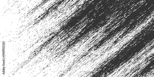 Abstract brush strokes texture a stark composition of shadows, suggesting a dynamic energy and visual impact.