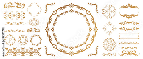 Fashionable frame. Design template. A set of gorgeous foreheads.
