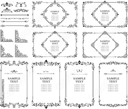 アンティーク　ビンテージ　フレーム飾り枠