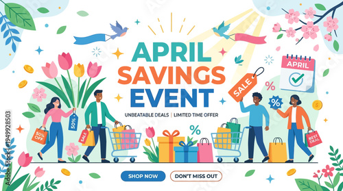 April Savings Event - Unbeatable Deals Limited Time Offer Banner