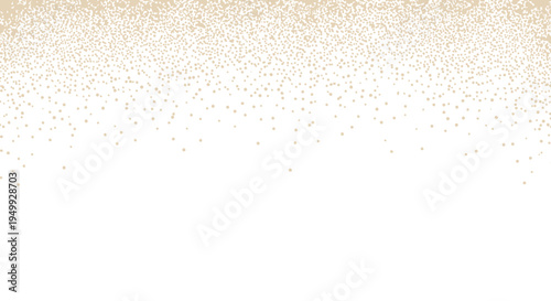 A white background with gold confetti particles