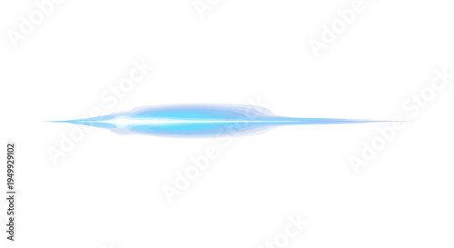 A bright blue light streaks across the scene with vibrant colors