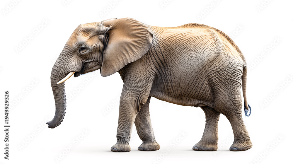 Obraz premium elephant isolated on white