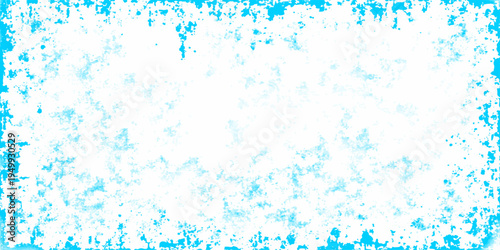 Vector Elegant blue frosted ice border and abstract frosty background frame and winter wonderland scene and aesthetic design icy crystal edging and cool crystalline effect.