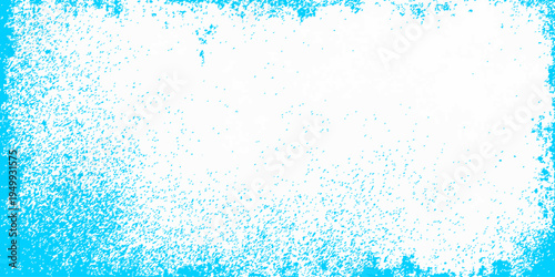 Vector Abstract cerulean border with mottled aesthetic and cerulean aura and visual texture design and unique composition.