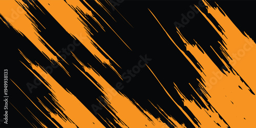 Abstract Orange Grunge Halftone Stipple Texture Background