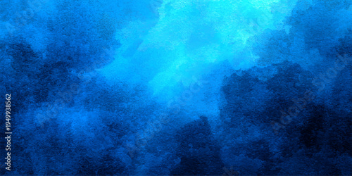 Vector Abstract of ethereal blue hues evokes ocean depths and textured layers capture nebulous effect with artistic essence.