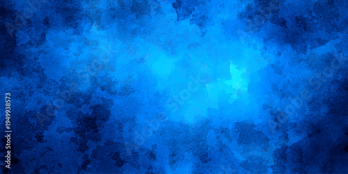 Vector Mysterious blue cloudscape with vibrant shades and artistic patterns creates celestial atmosphere and heavenly feelings with light and color display and sky looks dreamy 