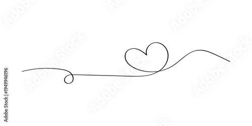  Solo line heart shape on white background. Romantic, valentine love icon set. Doodle hand drawn heart- continuous line icon. Isolated modern hand drawn doodle love icon. EPS 10. 