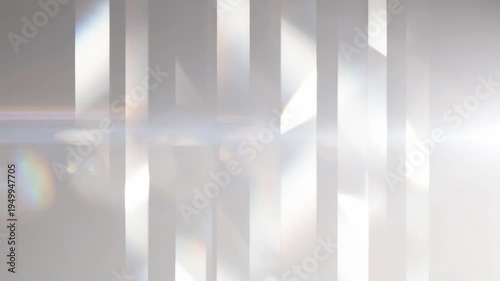 Radiant Abstract Background with Vertical Prismatic Light Rays and Subtle Luminous Flares, Perfect for Modern Technology and Elegant Digital Designs