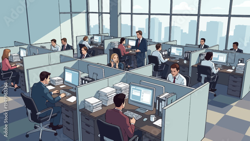 Group of business people at the airport working together