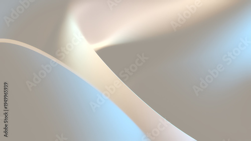 Elegant Abstraction in Pearl Shades Offers Visual Simplicity