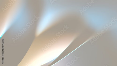 Abstract Background in Pearl Tones With Smooth Shapes