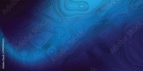 Dark blue abstract background with dense red stipple clusters creating flowing organic shapes, digital vector texture.