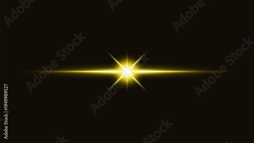 Glowing starburst on black vector