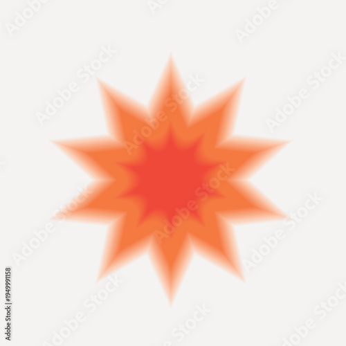 Vibrant abstract starburst design vector