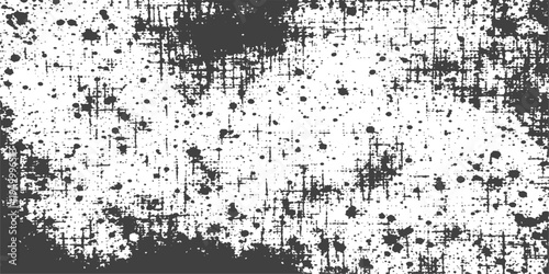 Abstract a textured, distressed pattern features a captivating arrangement of dark, ink-like blotches and rough, brushstroke-like markings.  creating a visually engaging and artistic aesthetic.