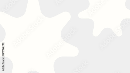 Abstract white splatter shapes vector, desktop wallpaper