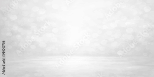 An abstract white winter background with snowflakes features a bright blue frost texture and cold ice patterns on a soft cloudscape surface for a seasonal Christmas wallpaper