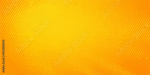 Abstract orange background design featuring a yellow halftone dot pattern and light bubble texture with a macro water drop effect for a vector art wallpaper backdrop