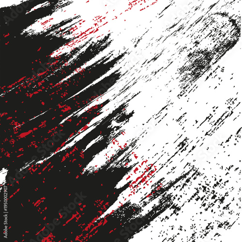 Expressive brushstroke. A broad brushstroke with jagged edges and a hand painted effect. Conveying energy, emotion, and creative freedom in design.