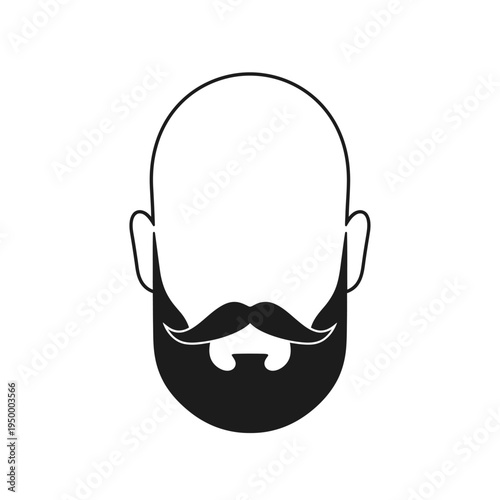Man with beard and mustache.
