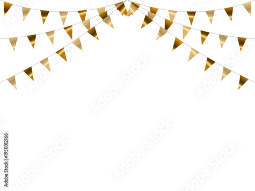 ガーランド三角ひも、曲線、金7白金F1