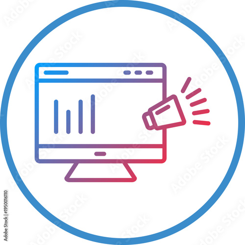 Marketing Line Icon Style