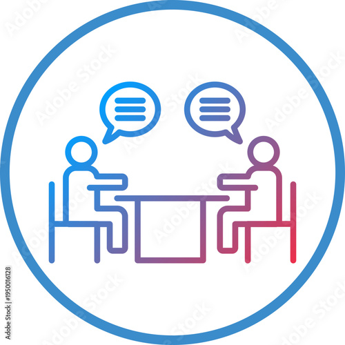 Consultation Line Icon Style