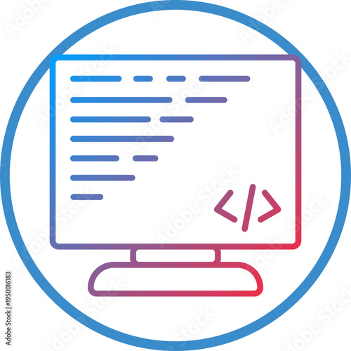 Programming Line Icon Style