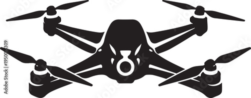 Drone Silhouette — focused on high-contrast, minimalist drone silhouettes. drone logo vector — good for minimalist or logo-style silhouettes.	