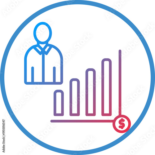 Broker Line Icon Style