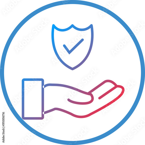 Insurance Line Icon Style