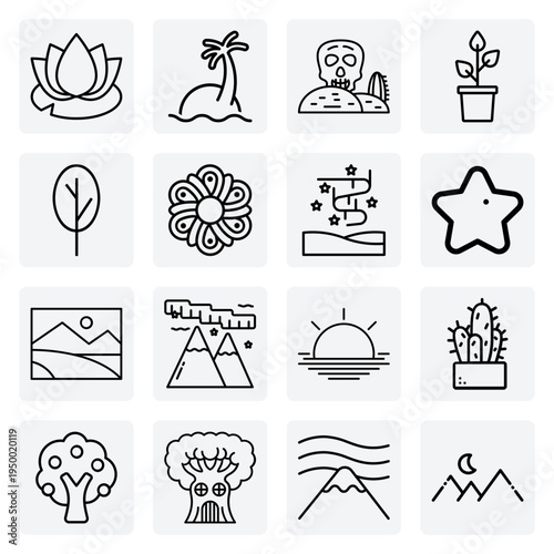 Illustrations Of Breathtaking Landscapes And Serene Nature – From A Stalactite Cave To A Flower Hill And Botanic Garden.