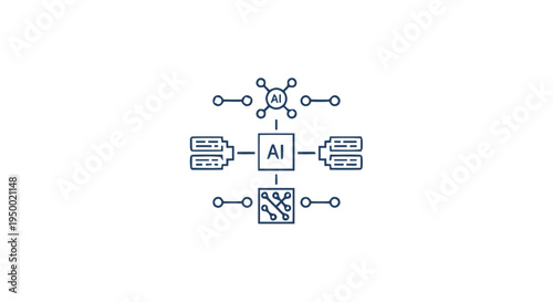 AI Centralized System with Distributed Components.