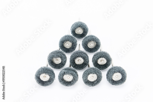 Grinding Wheel on White Background