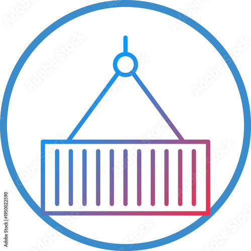 Container Line Icon Style