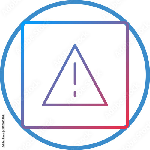 Danger Line Icon Style