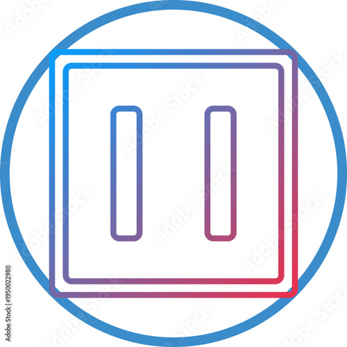 Socket Line Icon Style