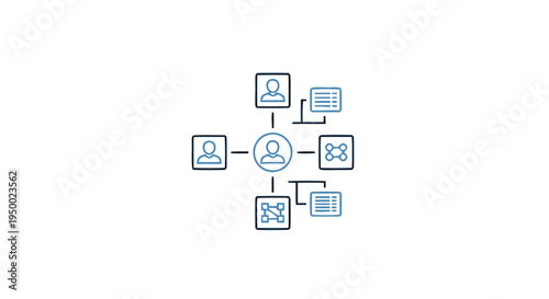 Centralized network connecting people, data, and resources.