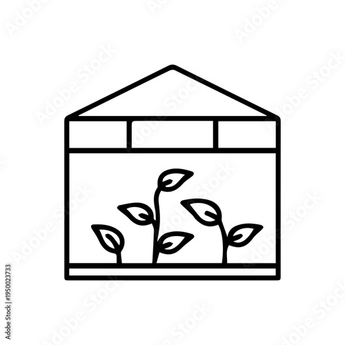 Greenhouse Growth Icon