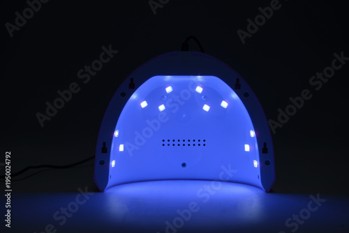 Bild auf Leinwand UV Nail Lamp for Curing Gel Polish