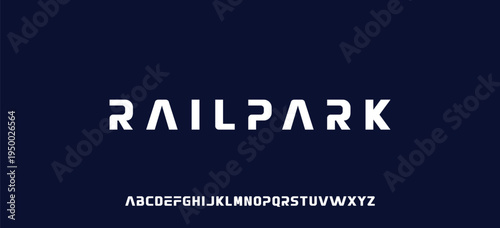 Abstract modern urban alphabet fonts. Typography sport, technology, fashion, digital, future creative logo font. vector illustration